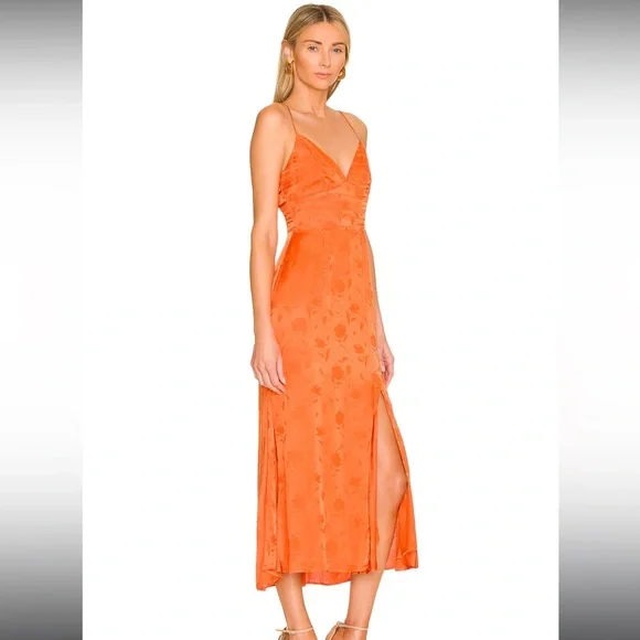 Burnt Orange SauLee Dress - Picture 2 of 4